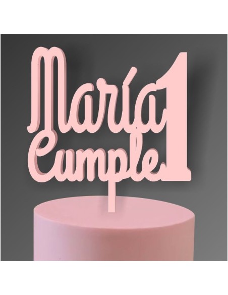 Topper Primer Cumple personalizado