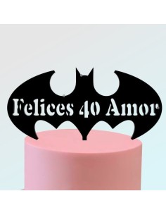 Toppers para tartas Batman