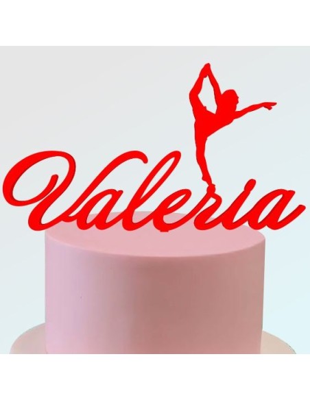 Toppers para tartas ballet