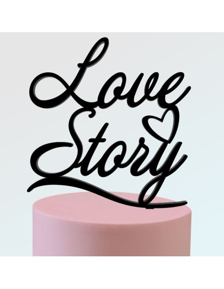 Toppers  boda en metacrilato para tartas