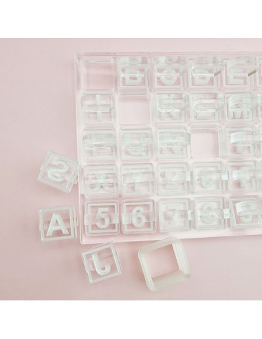 Abecedario modelo cubo individual