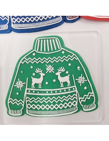 Sello relieve jersey invierno