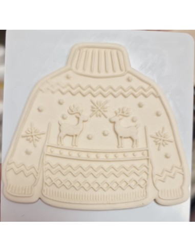 Sello relieve jersey invierno