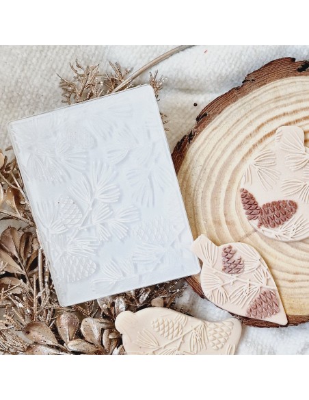 Placa textura madera