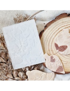Placa textura pino