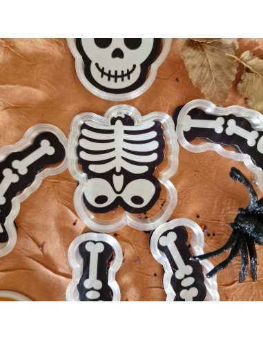 cortador esqueleto hallowen
