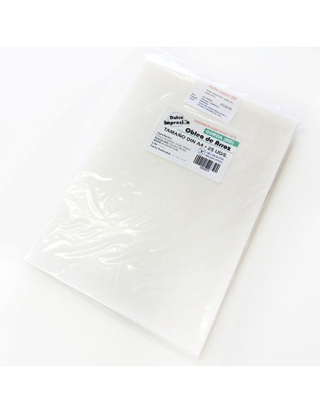 Oblea de arroz A4 Gorda (DD) 50 hojas