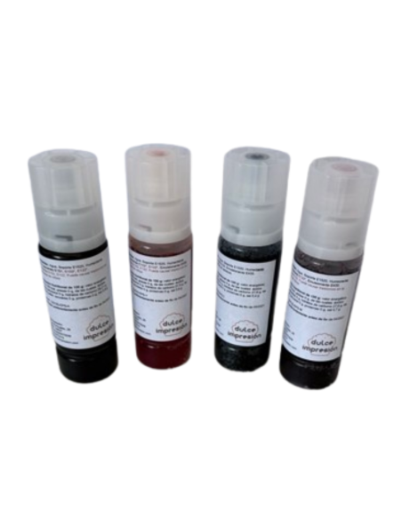 Juego tinta comestible Epson Eco Tank 100ml.