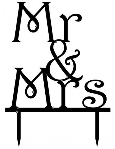Topper "Mr. & Mrs."