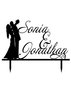 Topper Pareja de Novios 3