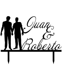 Topper boda gay 2