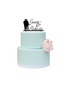 Toppers para tartas boda gay 2