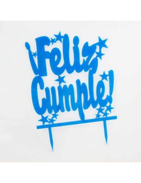 Topper ¡feliz cumple!