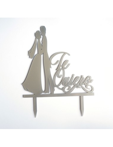 Topper Pareja de Novios "Te quiero"