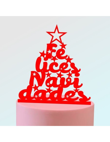 Topper "Felices Navidades"