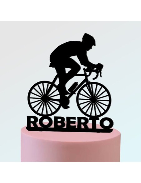 Topper ciclista personalizado