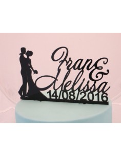 Topper Pareja de Novios 2 con fecha