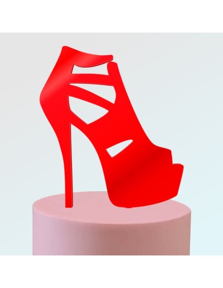 Topper zapato plataforma calado