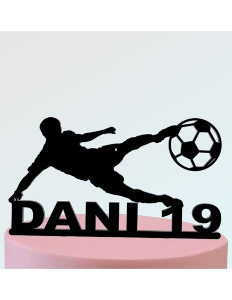 Topper futbolista personalizado
