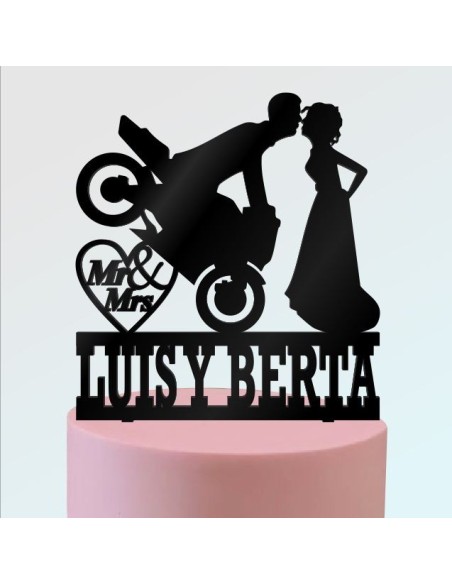 Topper novios motorista